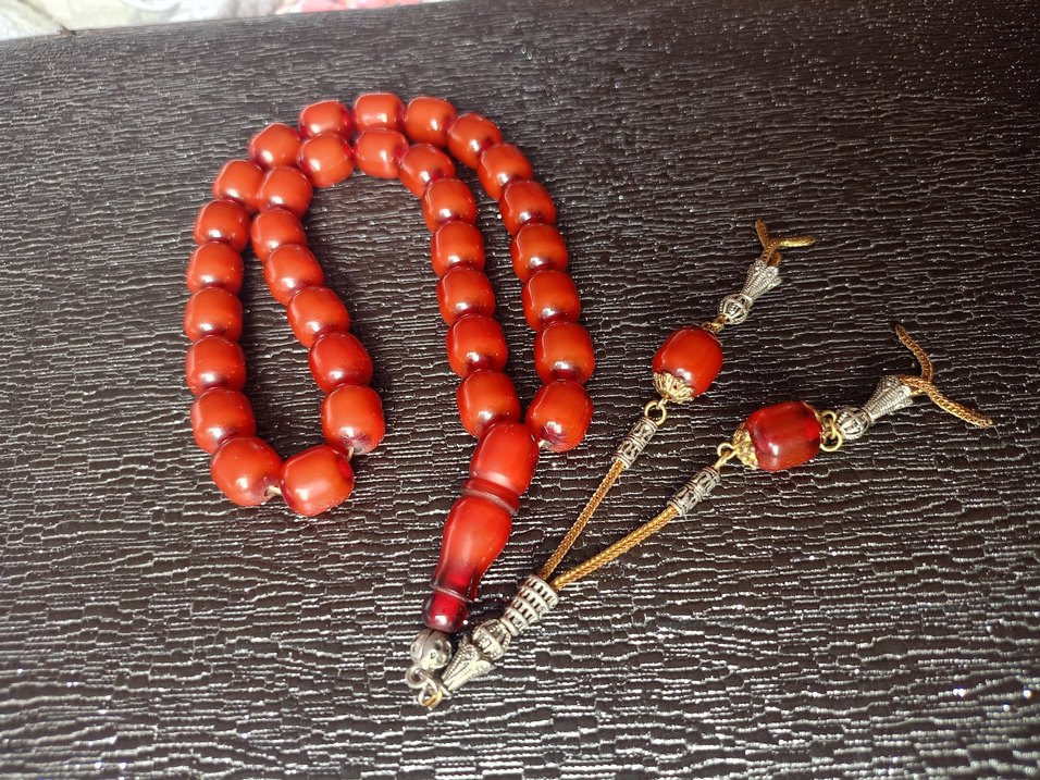 Kırmızı Erkek Tesbih Boncukları - Görsel 4