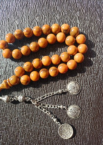 Parlak Kahverengi Erkek Tesbih Boncukları - Görsel 6