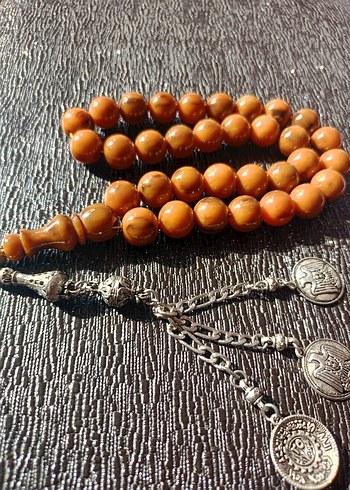 Parlak Kahverengi Erkek Tesbih Boncukları - Görsel 5