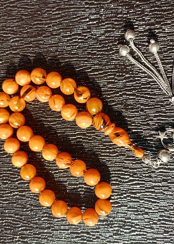 Parlak Turuncu Bohem Erkek Tesbih - Görsel 5