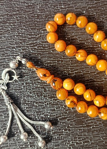 Parlak Turuncu Bohem Erkek Tesbih - Görsel 4