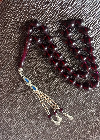 Bordo Vintage Erkek Tesbih - Görsel 7