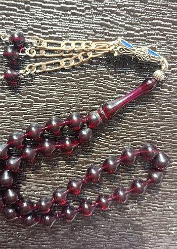 Bordo Vintage Erkek Tesbih - Görsel 4