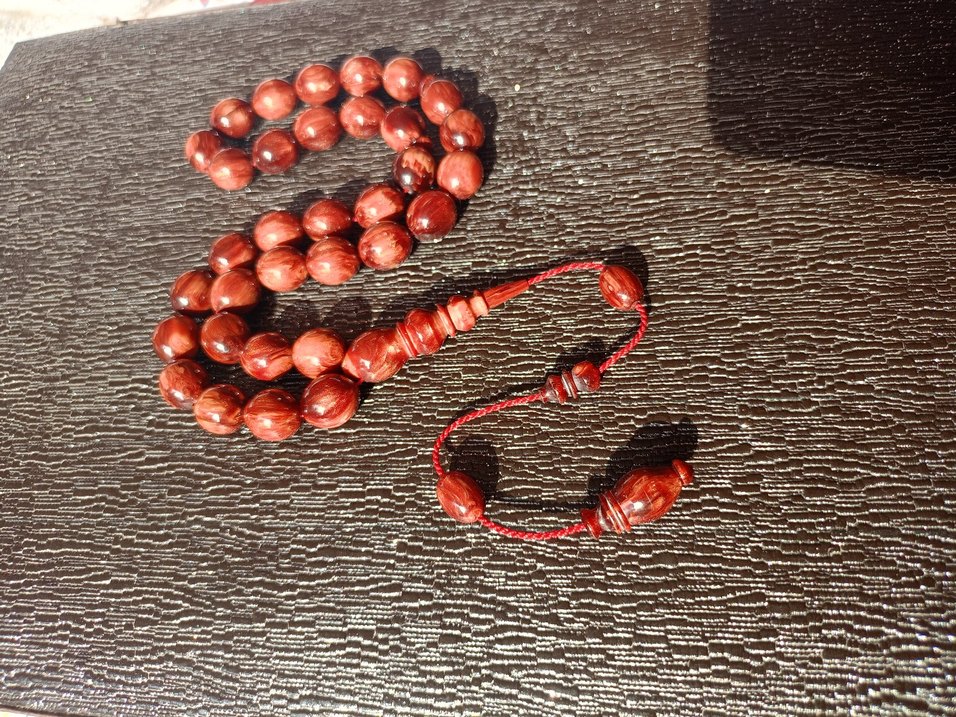 Kahverengi Minimalist Erkek Tespih - Görsel 5