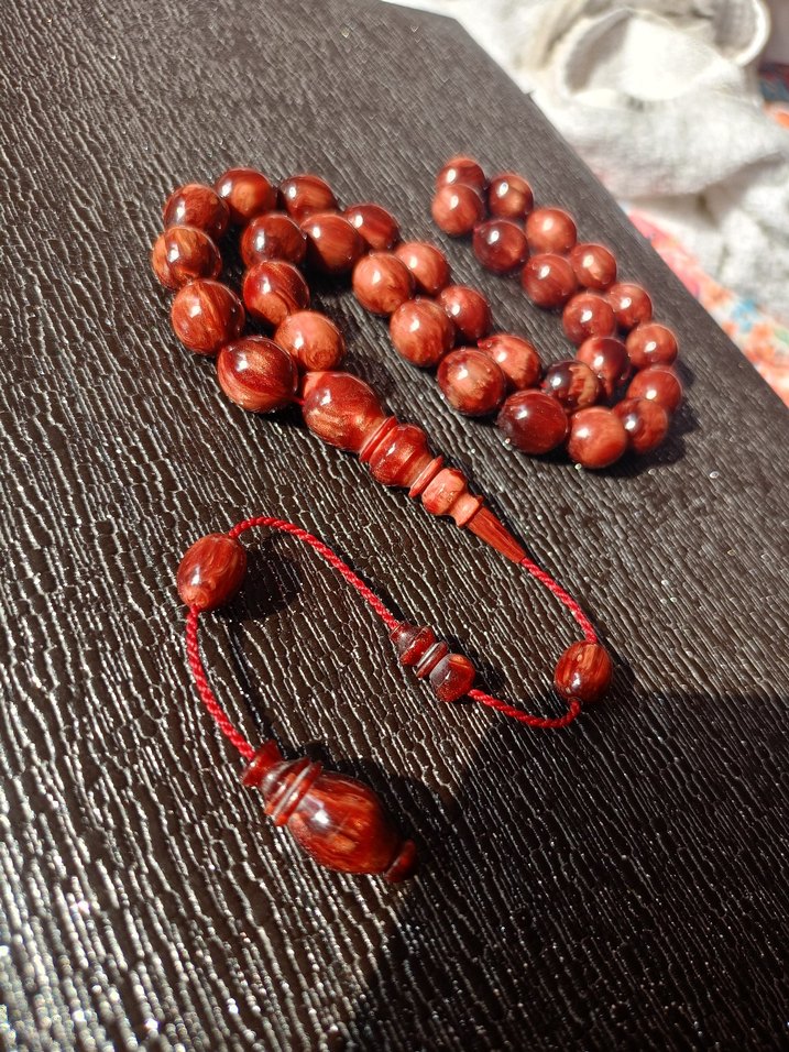 Kahverengi Minimalist Erkek Tespih - Görsel 4