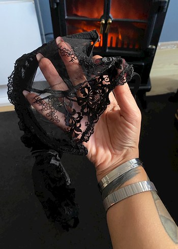 Gotik Siyah Midi Sütyen - Görsel 6