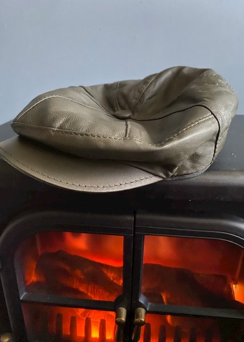 Deri kasket Şapka - Görsel 4