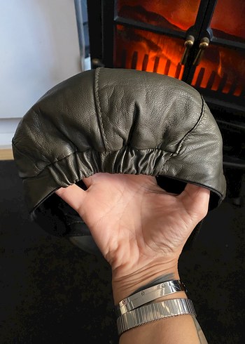 Deri kasket Şapka - Görsel 7