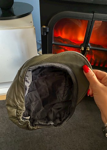 Deri kasket Şapka - Görsel 3