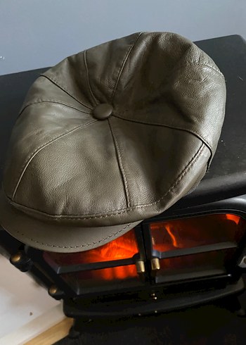 Deri kasket Şapka - Görsel 5