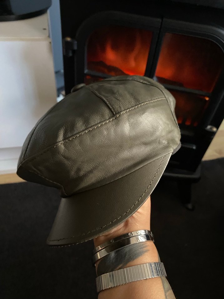 Deri kasket Şapka - Görsel 2