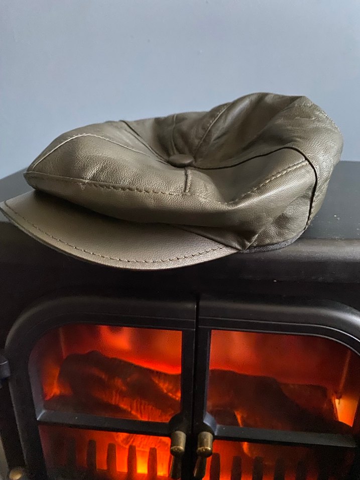 Deri kasket Şapka - Görsel 4