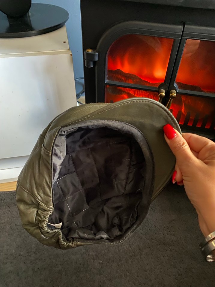 Deri kasket Şapka - Görsel 3