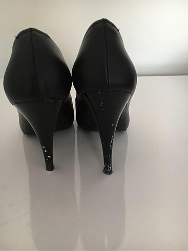 38 Beden siyah Renk Az kullanılmış stiletto