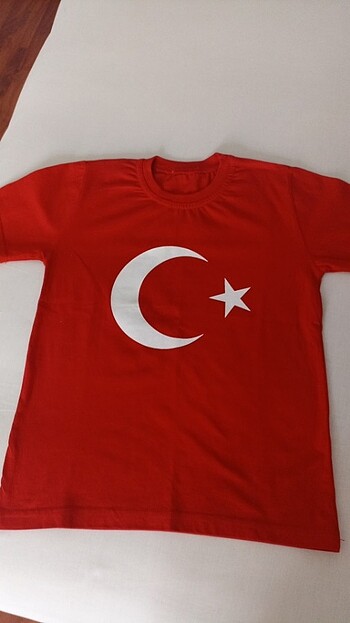 Penye Ay Yıldızlı tişört Kız Erkek çocuğa uygundur
