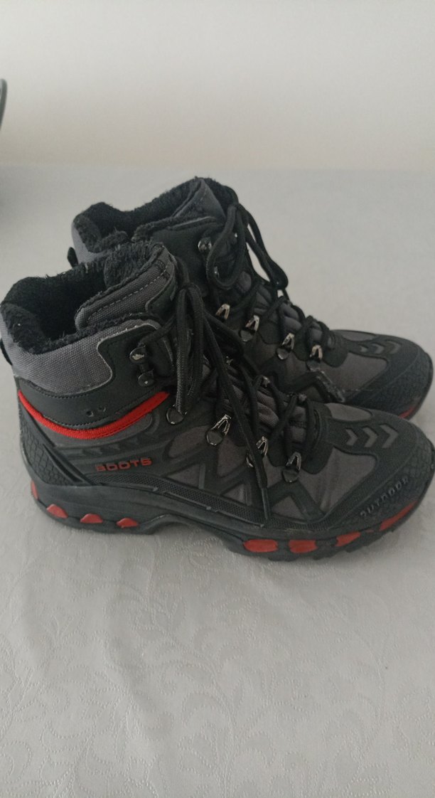 Gri Bağcıklı çocuk Outdoor Bot - Görsel 2