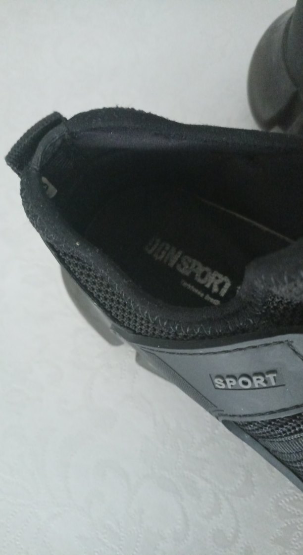 Siyah Erkek Spor Ayakkabı Bağcıklı - Görsel 3