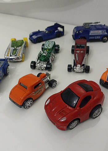 Renkli Mini Oyuncak Araba Seti - Görsel 2