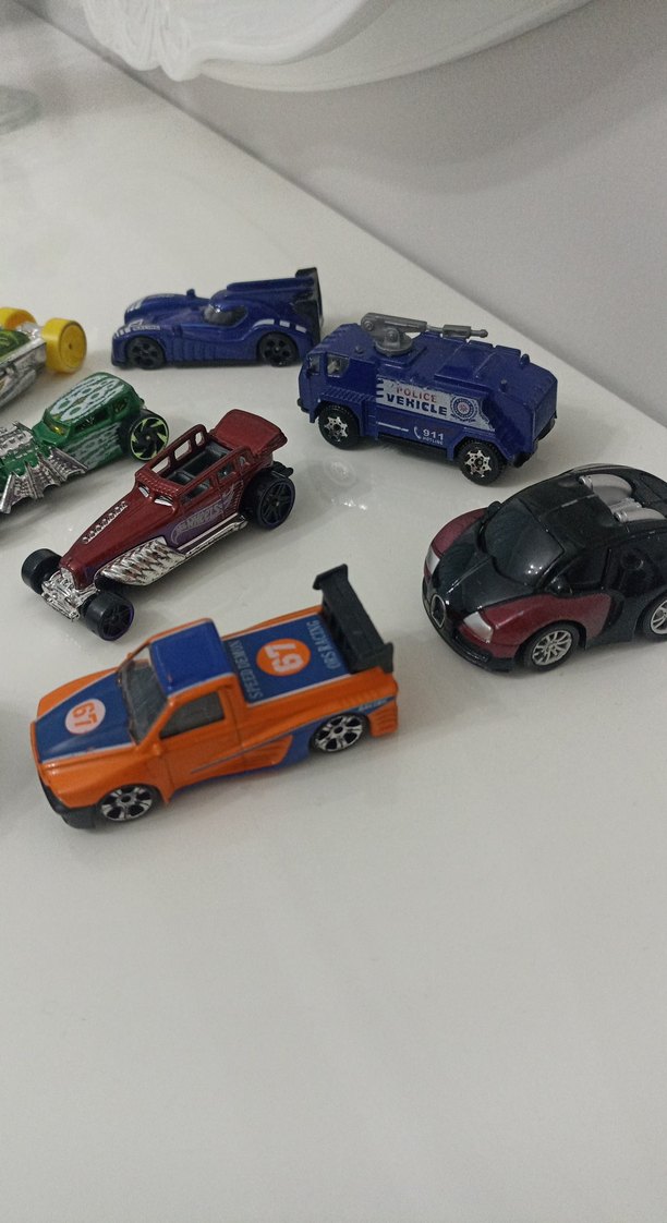 Renkli Mini Oyuncak Araba Seti - Görsel 3