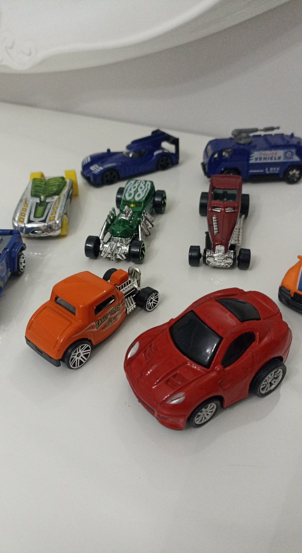 Renkli Mini Oyuncak Araba Seti - Görsel 2