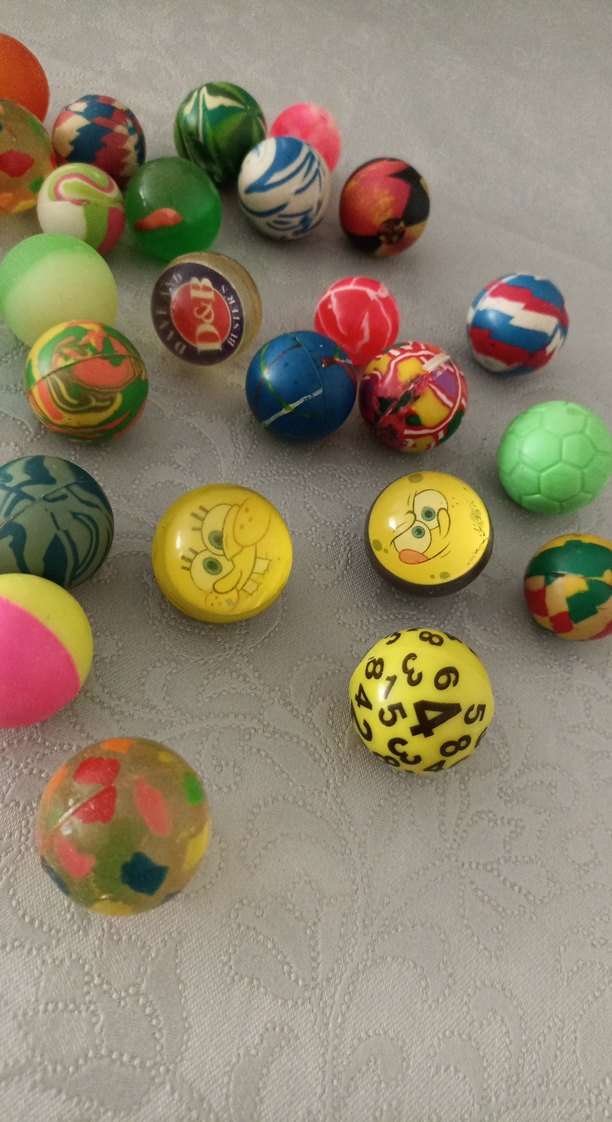 Renkli Karışık Zıplayan Toplar 30 adet - Görsel 4