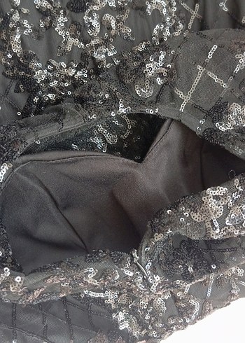 siyah balık abiye - Görsel 5