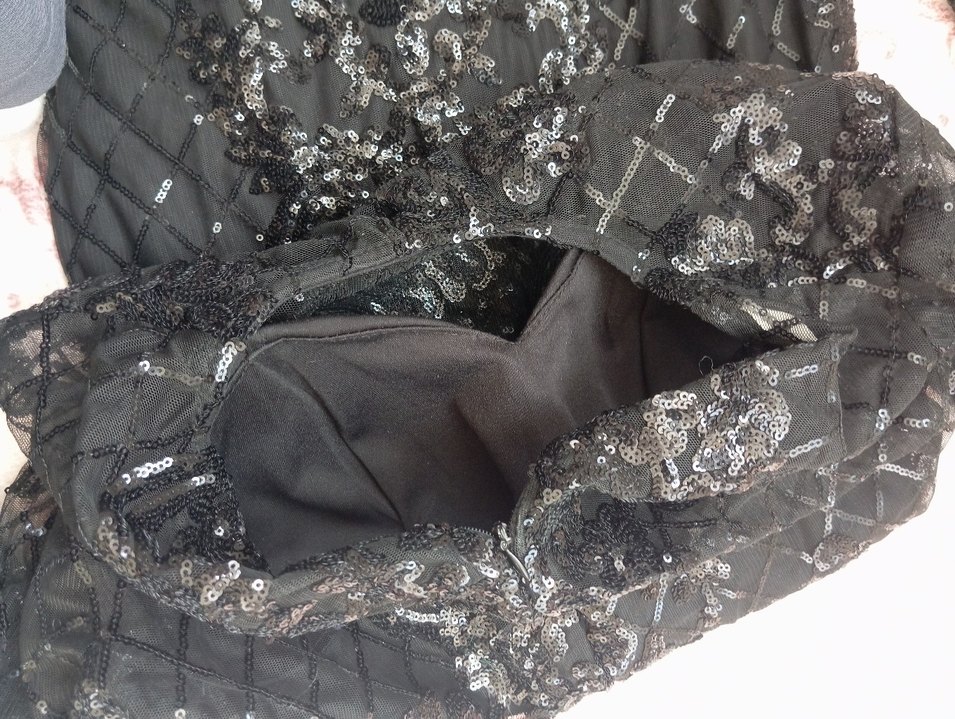 siyah balık abiye - Görsel 5