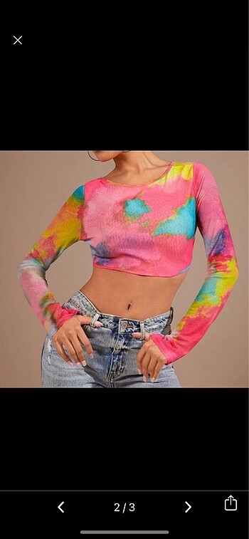 Sheinside Shein taş işlemeli crop büstiyer