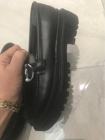 40 Beden siyah Renk Tokalı ayakkabı