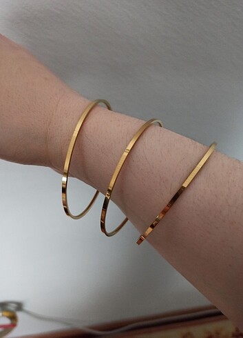 316 L Çelik 3lü Ajda Bilezik - Görsel 3