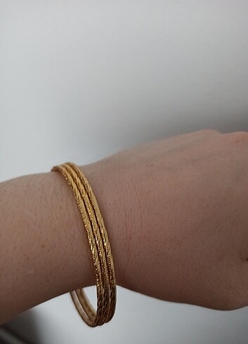 Çelik 3lü burgulu bilezik - Görsel 3