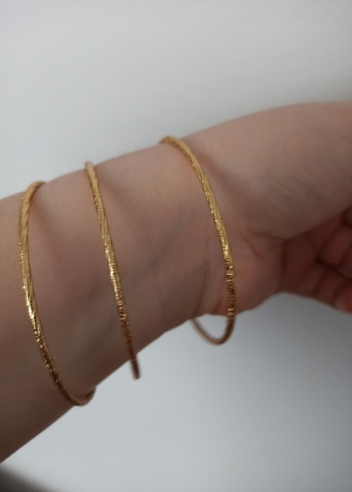 Çelik 3lü burgulu bilezik - Görsel 2