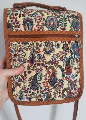 Desenli nakışlı çanta Kadın Çanta - Görsel 3