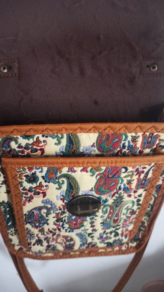 Desenli nakışlı çanta Kadın Çanta - Görsel 2