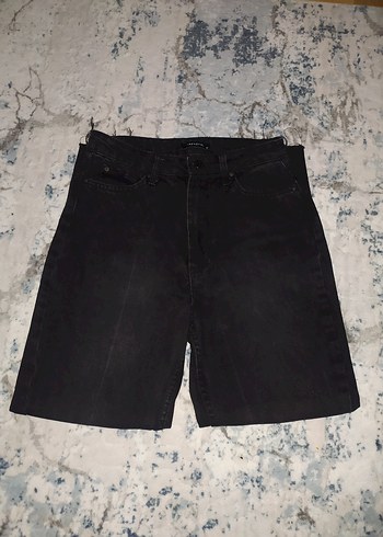 Siyah Bol Kesim Kot Pantolon - Görsel 2