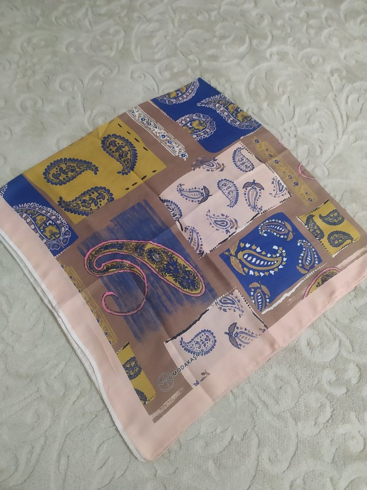 Dantel Detaylı Bohem Çok Renkli Kadın Şal - Görsel 3