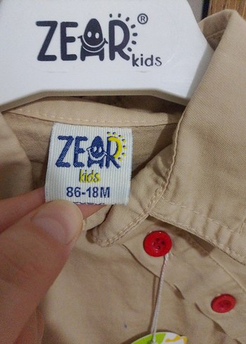 Uzun Kollu, Nakışlı Bej Bebek Tulum - Görsel 4