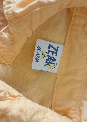 Sarı Uzun Kollu Bebek Tulum - Görsel 4