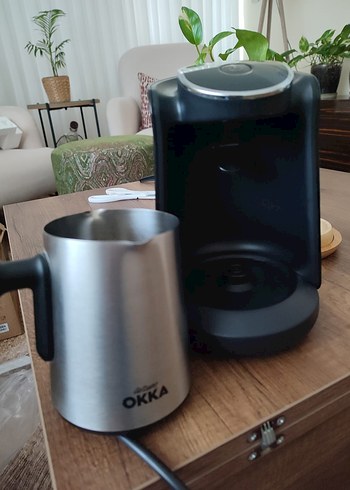 Siyah Gri Okka Minio Pro Kahve Makinesi - Görsel 3