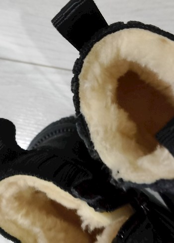 Siyah, Kürklü bebek botu - Görsel 4