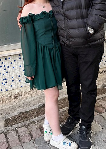 40 Beden Trendyol & Milla Şifon Mini Elbise