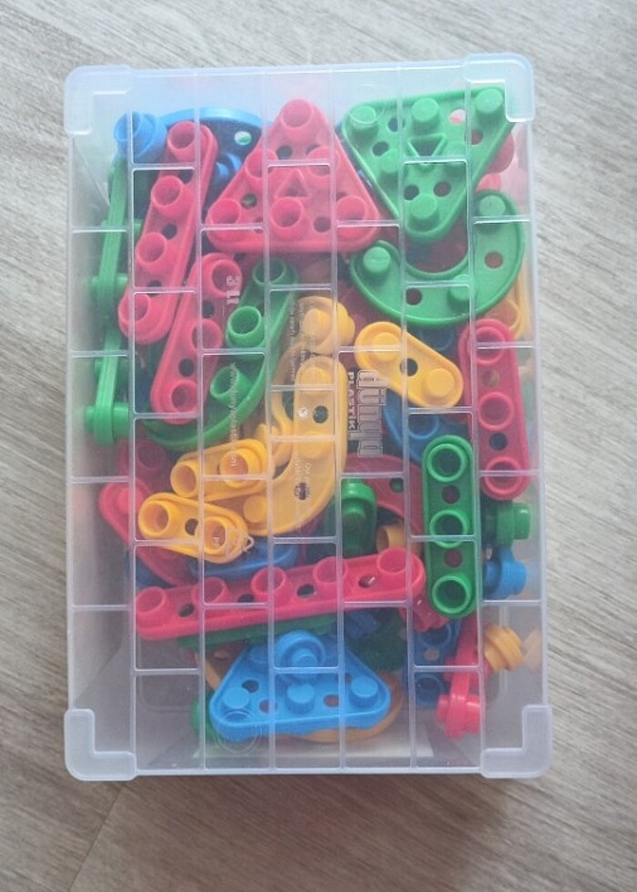 Dede Toys 96 parça click clack puzzle - Görsel 5
