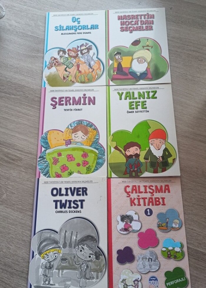 MEB tavsiyeli 100 temel eserden seçmeler 5'li kitap seti + 1 çal - Görsel 2