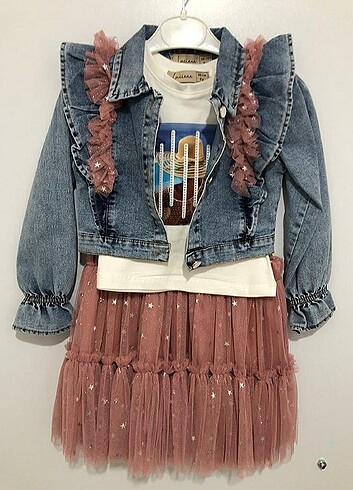 Kız çocuk 3 lü takım - Görsel 5