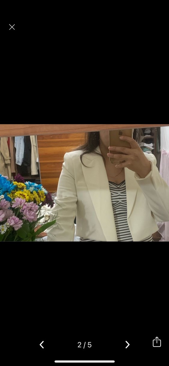 Zara crop blazer - Görsel 2