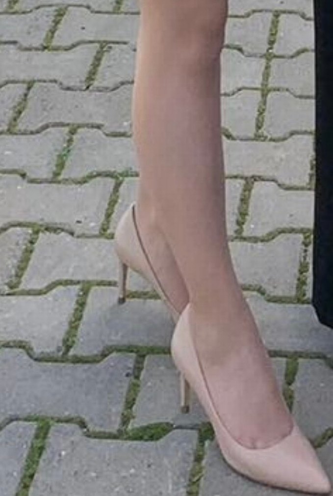 Zara ten rengi stiletto - Görsel 3