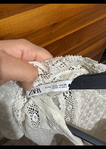 Dantel Detaylı Beyaz Bohem Kadın Bluz - Görsel 4