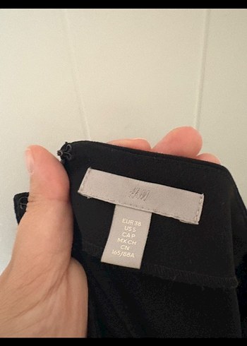 Siyah Midi Kadın Elbise, Uzun Kollu, Drapeli - Görsel 4