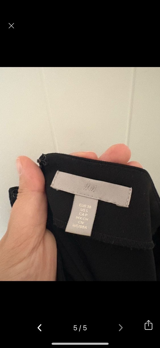 Siyah Midi Kadın Elbise, Uzun Kollu, Drapeli - Görsel 4