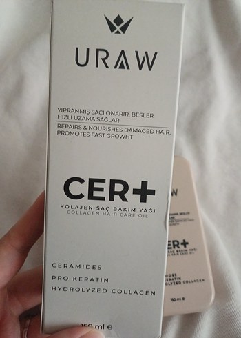 Diğer URAW CER+ Kolajen Saç Bakım Yağı 150 ml